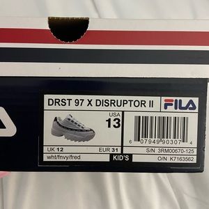 Brand New Kids FIILA Distruptor II